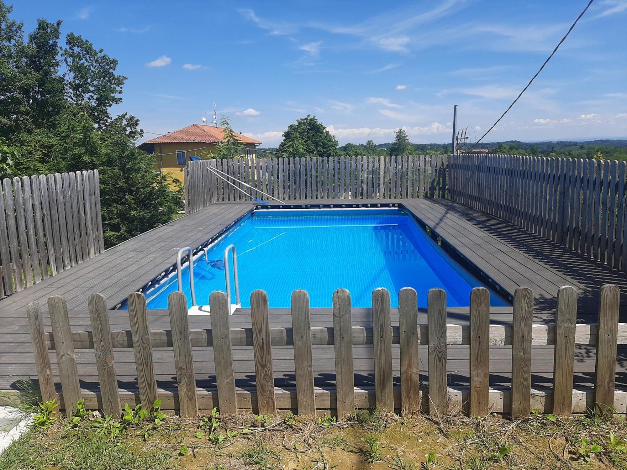 Villa Cascina Teresina Monferrato Piscina Cortazzone Exterior foto